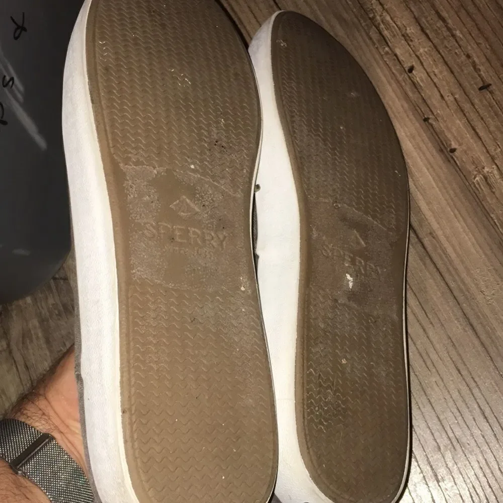 Canvas slip on SPERRY Top Siders boat sailor shoes